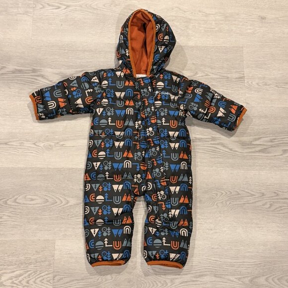 Columbia Sportswear Infant Snowsuit Bunting Size 6-12 Months Fleece Lined - Picture 1 of 4